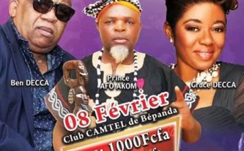 FESTIVAL FOMARIC – 8 Février2020 : Ben Decca, Prince Afo Akom et Grace Decca en Concert