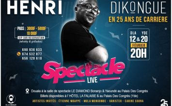 25 ans de Carrière d’Henri Dikongué: l’Artiste sera en Spectacle Live au Diamond à Bonanjo le 12 Février 2021
