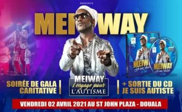 L’artiste Meiway à la Soirée de Gala Caritative des Enfants Autistes à Douala le 02 Avril 2021